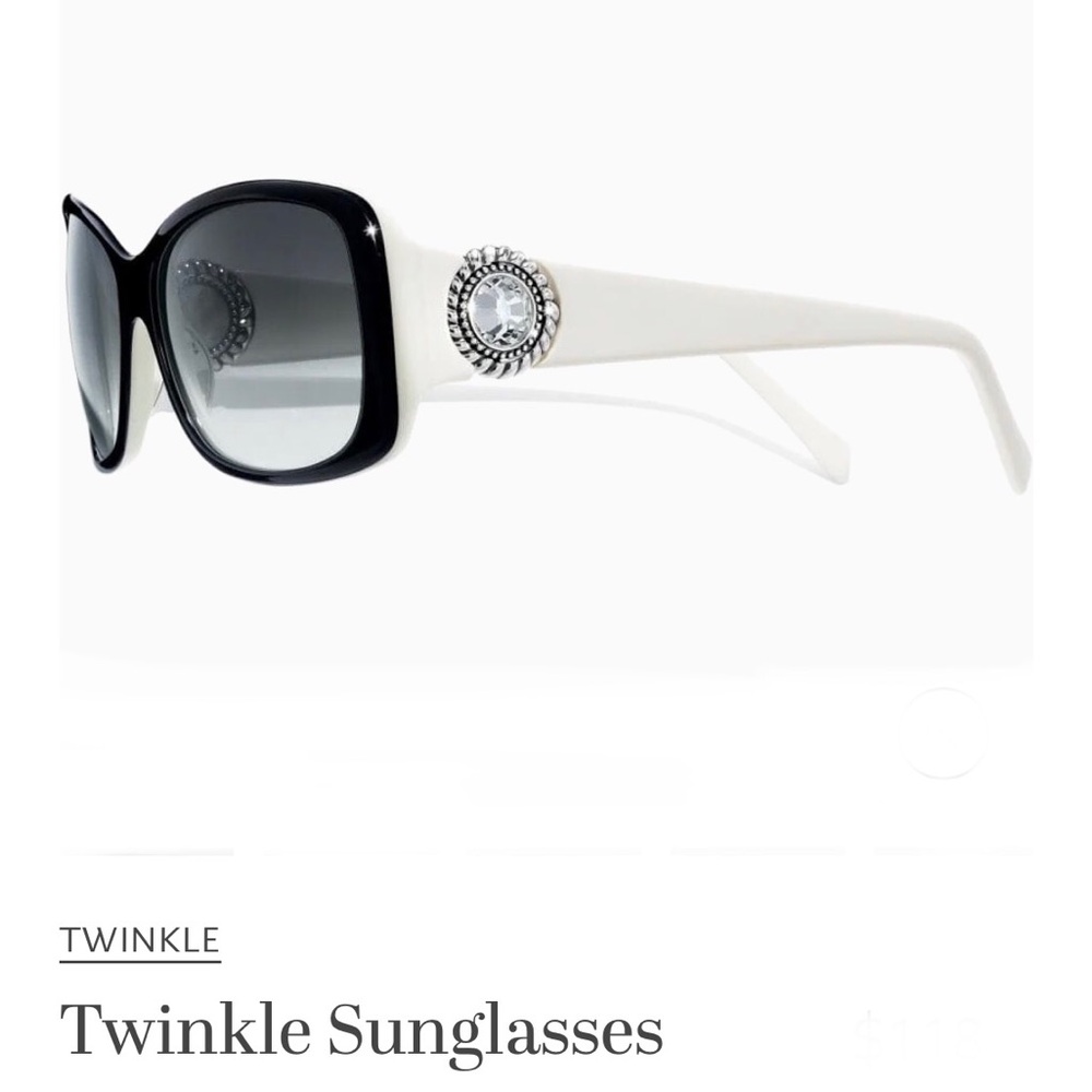 Brighton Twinkle Black White Patterned Sunglasses… - image 8